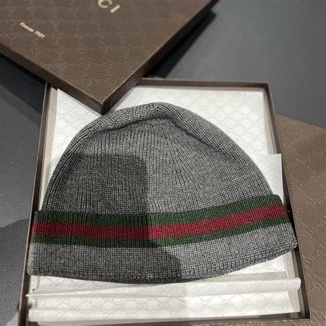 gucci hat men grey.